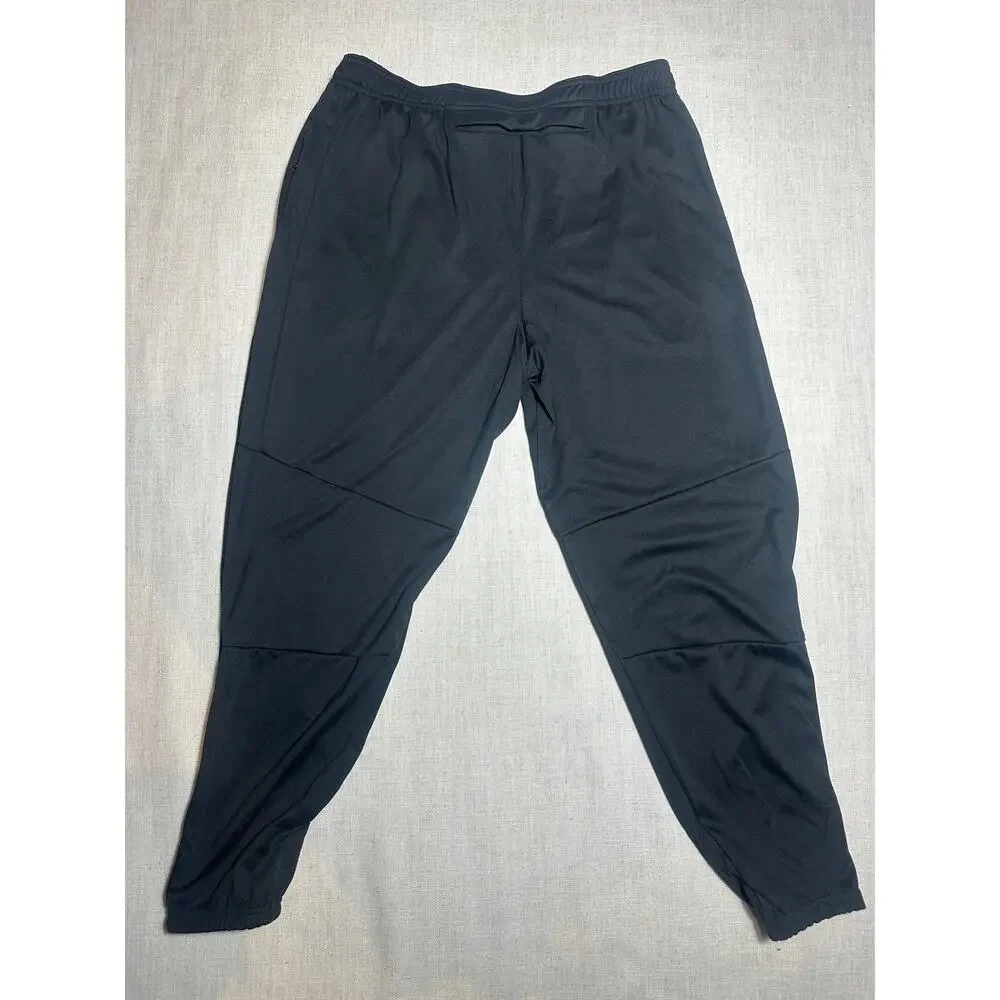 Nike Dri-FIT Running Jogger Pants Black Tapered Athletic Training Men's L